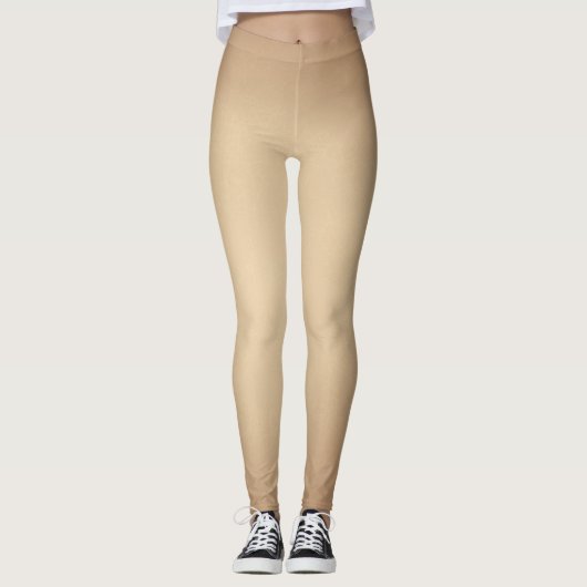 Hautfarbe, moderner Druck Leggings (Vorderseite)
