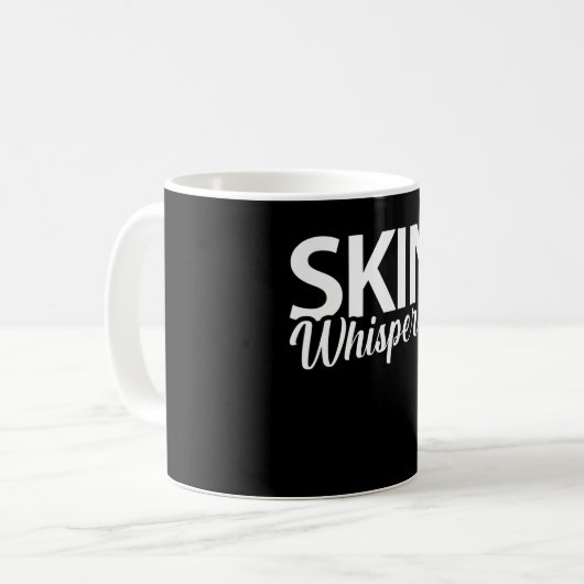 Hautflüstern Funny Skin Dermatology Kaffeetasse (Vorderseite Links)