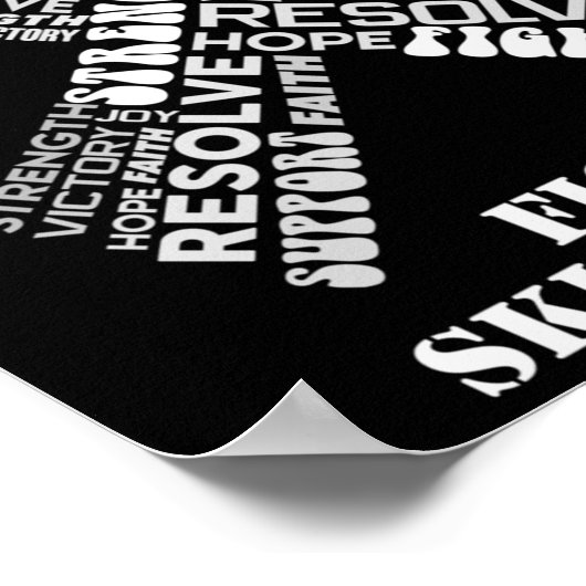 Hautkrebs A Poster (Ecke)