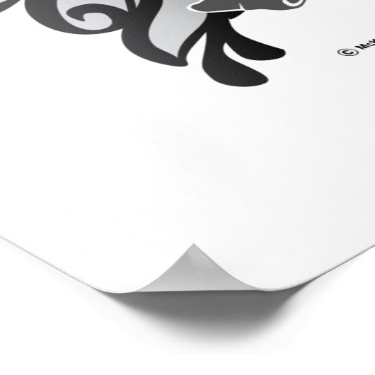 Hautkrebs Butterfly Poster (Ecke)