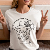 Hautkrebs Melanom Bewusstsein Kaffeeliebhaber Gesc T-Shirt