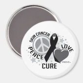 Hautkrebs PLC 2 Magnet (Vorderseite/Rückseite)