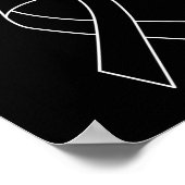 Hautkrebs tragen Sonnenschutzmittel Melanom Bewuss Poster (Ecke)