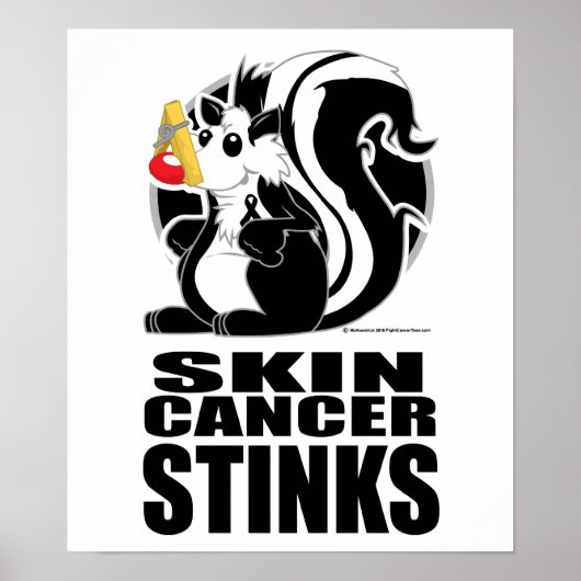 Hautkrebsstinkeln Poster (Vorne)