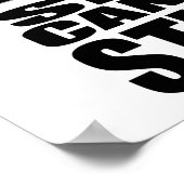 Hautkrebsstinkeln Poster (Ecke)