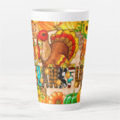 Häutliche Tumbler-Sublimierung - Erntedank Milchtasse (Vorderseite)