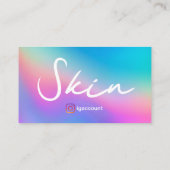 Hautmedizinerin Visitenkarte (Rückseite)