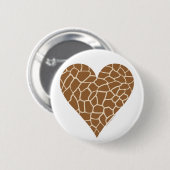 Hautmuster, Farben der Giraffe Button (Vorne & Hinten)