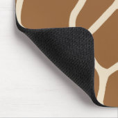 Hautmuster, Farben der Giraffe Mousepad (Ecke)