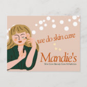 Hautpflege Arzt Business Salon Branding C Postkarte (Vorderseite)