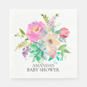 Hautpflege & Blumenduschpapier Napkins Serviette (Vorderseite)