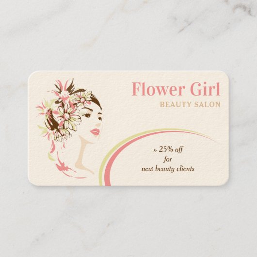 Hautpflege | Gesundheitswesen Visitenkarte (Vorderseite)