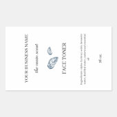 Hautpflege Kosmetikverpackung Flasche Rechteckiger Aufkleber (Vorderseite)