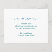 Hautpflege und Ästhetik Begleitkarte (Rückseite)