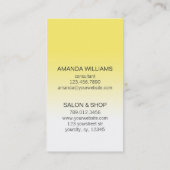 Hautpflegeberater Beautician Visitenkarte (Rückseite)