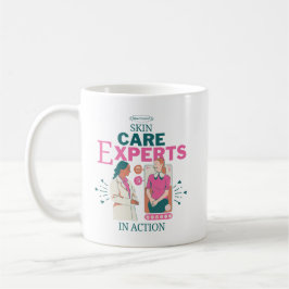 Hautpflegeexperten in Aktion Kaffeetasse