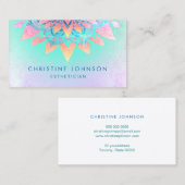 Hautpflegelotdekor Visitenkarte (Vorne/Hinten)