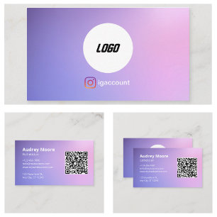 Hautpflegemake-up-Esthetiker-Service-Logo-QR-Code Visitenkarte
