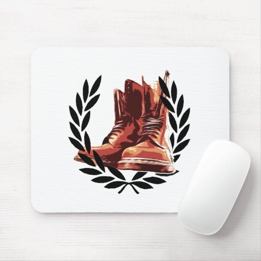 Hautstiefel Mousepad (Mit Mouse)