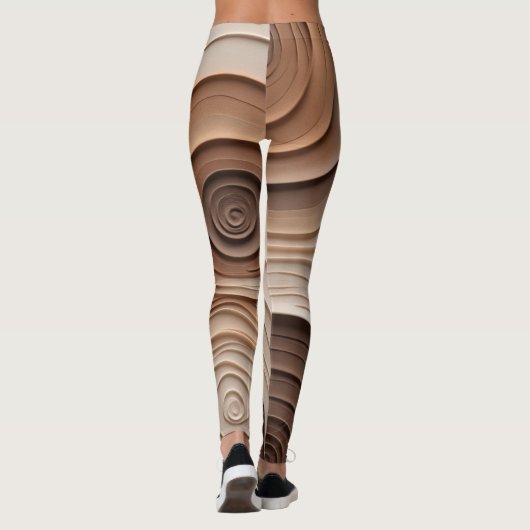 Hauttöne Leggings (Rückseite)