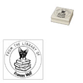 Havana Brown Cat, Buch aus der Bibliothek Gummistempel (Stempel)