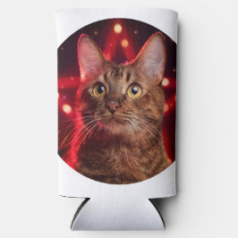 Havana Brown Cat (Rasse mit sternigem Hintergrund) Selters Dosenkühler