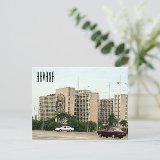 havana castro postkarte (Stehend Vorderseite)