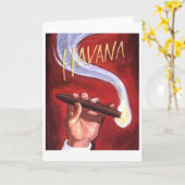 Havana Cigar Karte (Gelbe Blume)