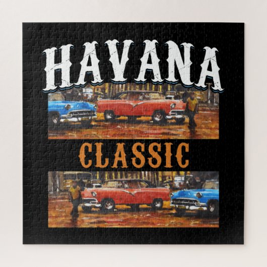 Havana Classic - Kubanische Jahrgangssprache Kunst Puzzle (Vertikal)