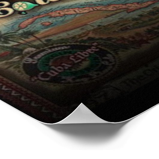 Havana Cola Poster (Ecke)