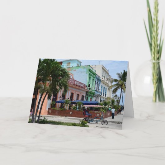 Havana Cuba Architecture near Malecon Karte (Vorderseite)