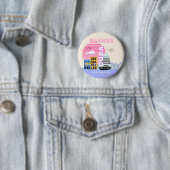 Havana Cuba Art Button (Beispiel)
