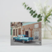 Havana CUBA Car Postkarte (Stehend Vorderseite)