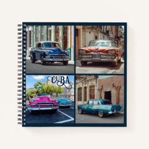 Havana CUBA Cars Benutzerdefinierter Text Notizblock