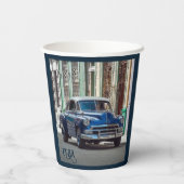 Havana CUBA Cars Pappbecher (Rückseite)