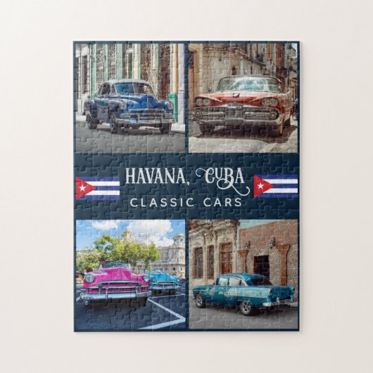 Havana CUBA Cars Puzzle (Vertikal)