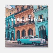 Havana Cuba Colorful Car City 'Cuba vibe'