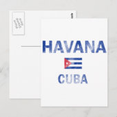 Havana Cuba Designs Postkarte (Vorne/Hinten)