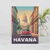 Havana Cuba Feiertagskarte (Stehend Vorderseite)