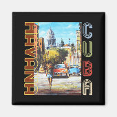 Havana Cuba Fine Art - National Hauptstadt Magnet (Vorne)