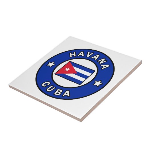 Havana Cuba Fliese (Seite)