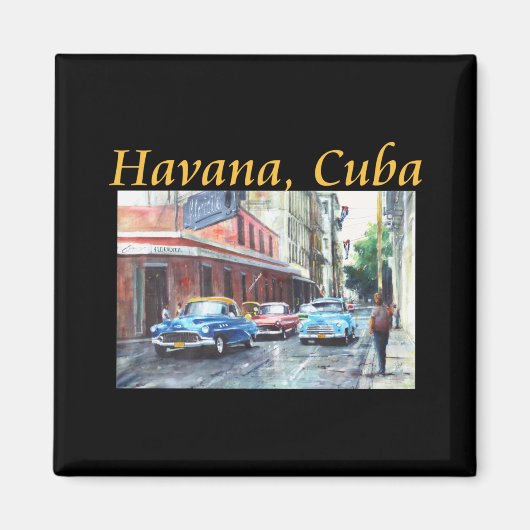 Havana Cuba Floridita Kunst, Dichtung und Musik Magnet (Vorne)