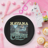 Havana Cuba Graffiti Street Art - Liebe Habana Pappteller (Party)