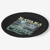 Havana Cuba Graffiti Street Art - Liebe Habana Pappteller (Schrägansicht)