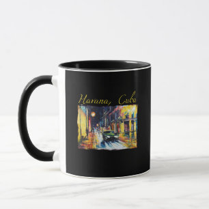 Havana Cuba - Habana Vieja Night Scene Tasse