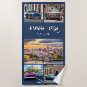 Havana CUBA Individuelle Name Strandtuch