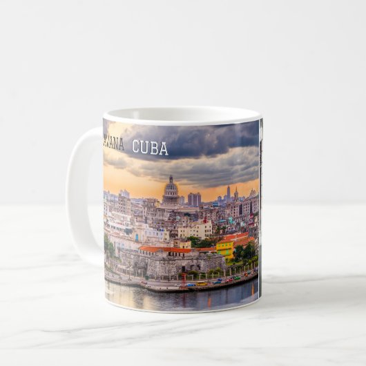 Havana Cuba Kaffeetasse (Vorderseite Links)