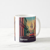 Havana Cuba Kaffeetasse (VorderseiteRechts)