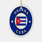 Havana Cuba Keramik Ornament (Rechts)
