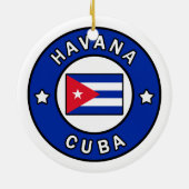 Havana Cuba Keramik Ornament (Hinten)